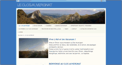 Desktop Screenshot of leclosauvergnat.fr